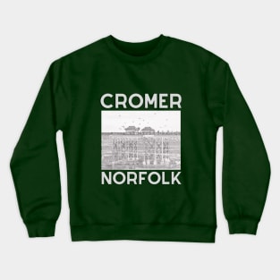Cromer Pier Seagulls Crewneck Sweatshirt